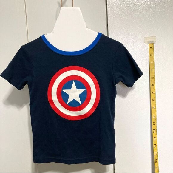 CAPTAIN AMERICA Toddler MARVEL Comics Superhero Tshirt Unisex Size 6 - Picture 3 of 10